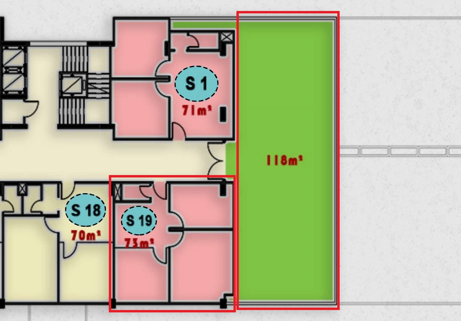 وحدة S19 – الدور الثاني في ONE MALL لمقهى أو مطعم تصميم الوحدة S19 في الدور الثاني بمجمع ONE MALL مناسب لمقهى أو مطعم