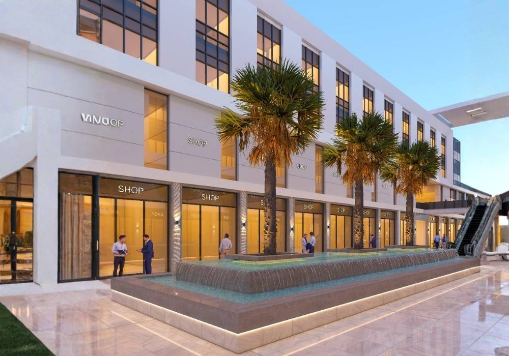 تصميم وحدات تجارية للبيع في الدور الأول من ONE MALL - العربي للتطوير العقاري
